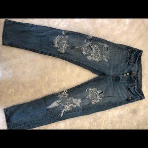American eagle ripped jeans